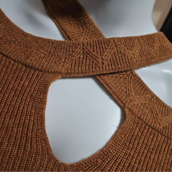 Soft Surroundings Cross Neck Sweater - Picture 7 of 8